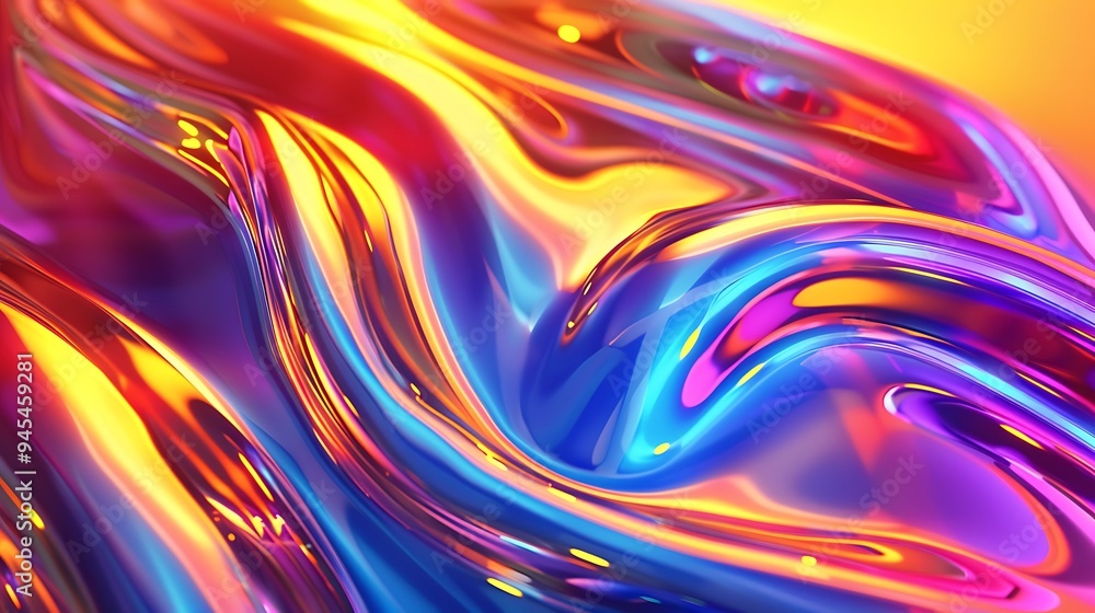 Abstract Holographic Texture Abstract Holographic Texture