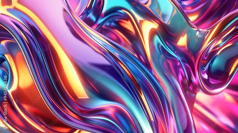 Abstract Holographic Texture Abstract Holographic Texture