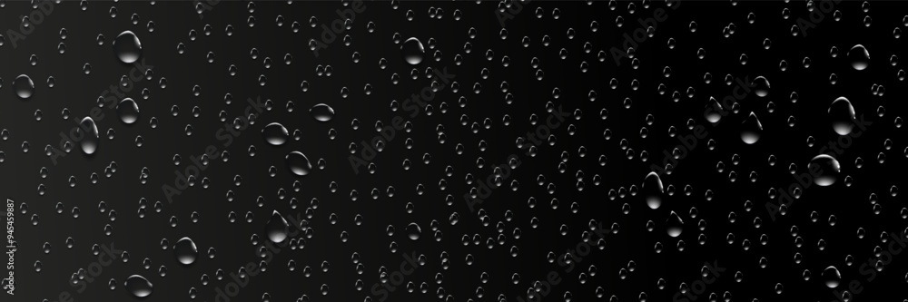 Rain transparent drops flow down the glass.Realistic wet condensation texture.Fresh water splash effect on the surface.Liquid spreading droplet shapes. Rain transparent drops flow down the glass.Realistic wet condensation texture.Fresh water splash effect on the surface.Liquid spreading droplet shapes.