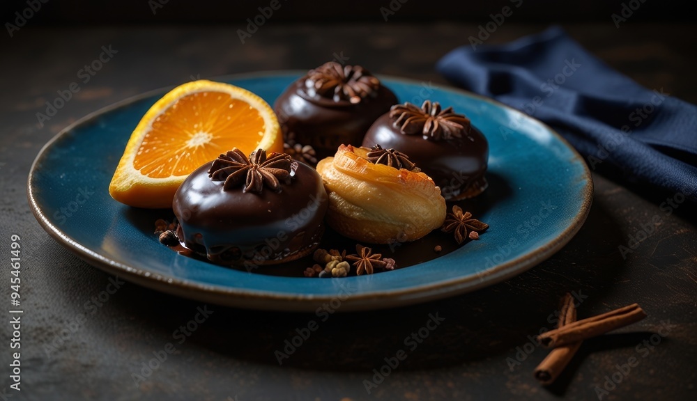 Delicious Chocolate Dessert Platter Delicious Chocolate Dessert Platter