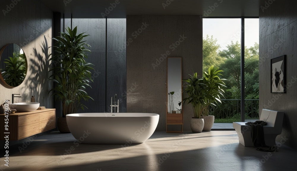 Tranquil Modern Bathroom Retreat Tranquil Modern Bathroom Retreat