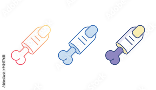 Cutted Finger icon design with white background stock illustration