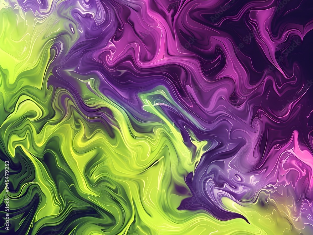 Illustration of A trendy and abstract gradient from electric violet to bright lime, featuring swirling patterns and a sense of movement and fluidity. Ai Generate.
Illustration of A trendy and abstract gradient from electric violet to bright lime, featuring swirling patterns and a sense of movement and fluidity. Ai Generate.
