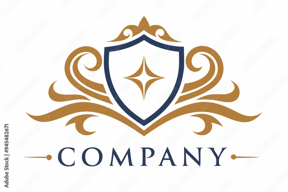 Fototapeta premium An elegant logo for the company