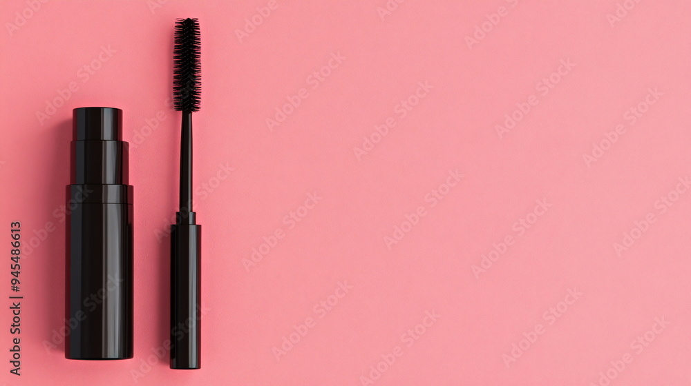 Obraz premium Mascara on Pink.