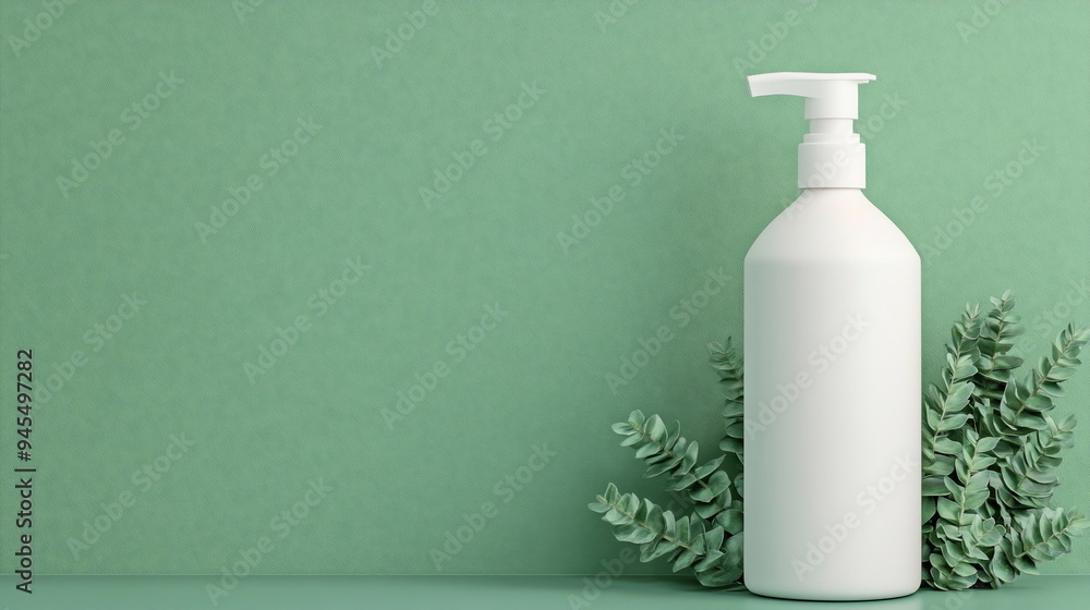 White Bottle Mockup. White Bottle Mockup.