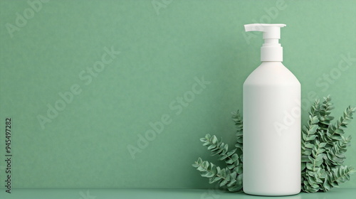 White Bottle Mockup.