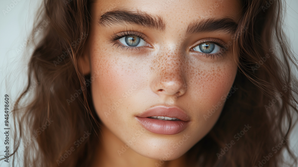 A model with natural, glowing skin and barely-there makeup, focusing on enhancing natural beauty rather than covering it up. A model with natural, glowing skin and barely-there makeup, focusing on enhancing natural beauty rather than covering it up.