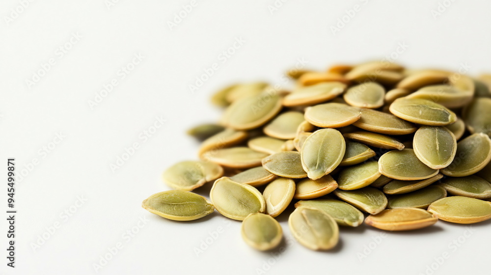 Pumpkin Seeds Close Up. Pumpkin Seeds Close Up.