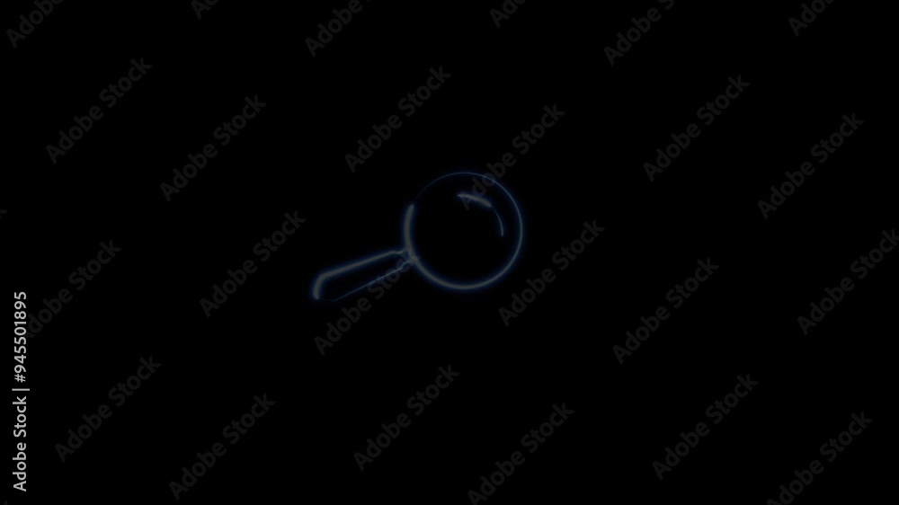 Neon glowing green and red color search icon animation. Search Location icon. Search bar neon icon search tool magnify zoom on black background. Neon glowing green and red color search icon animation. Search Location icon. Search bar neon icon search tool magnify zoom on black background.