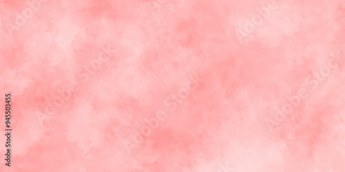 Abstract beautiful decorative red and lovely soft pink grunge watercolor texture background design. watercolor smoke background texture. fantasy smooth light pink watercolor paper textured background.