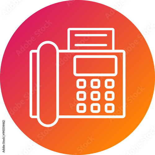 Fax Vector Icon