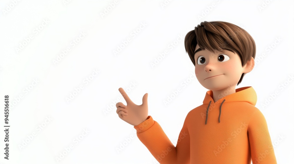 A 3D rendering of Qadir the smiling male guy saying hello against a white background. A 3D rendering of Qadir the smiling male guy saying hello against a white background.