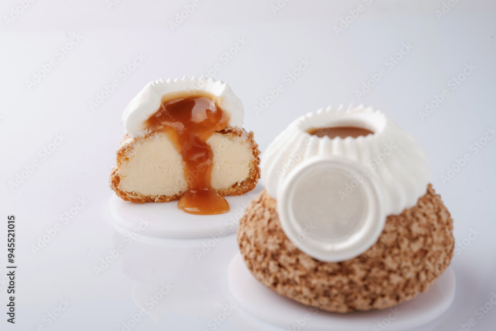 Against white background. Delicious cake Against white background. Delicious cake