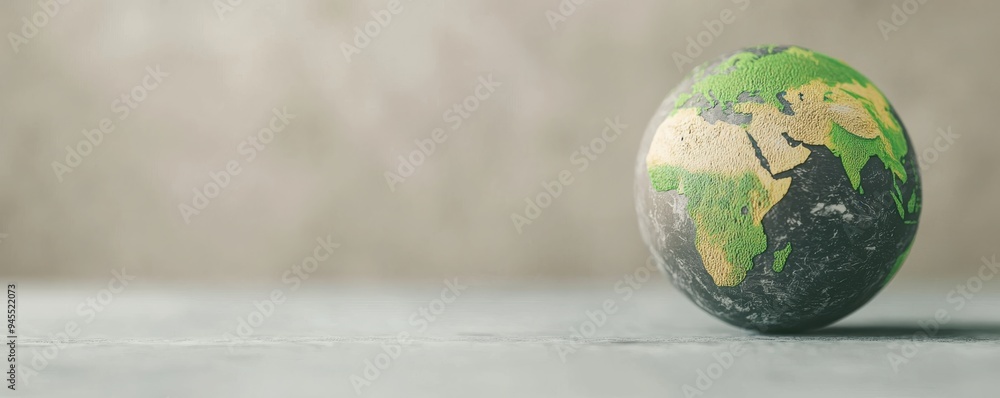 A close-up view of a globe showcasing the continents, emphasizing the beauty and diversity of our planet. A close-up view of a globe showcasing the continents, emphasizing the beauty and diversity of our planet.