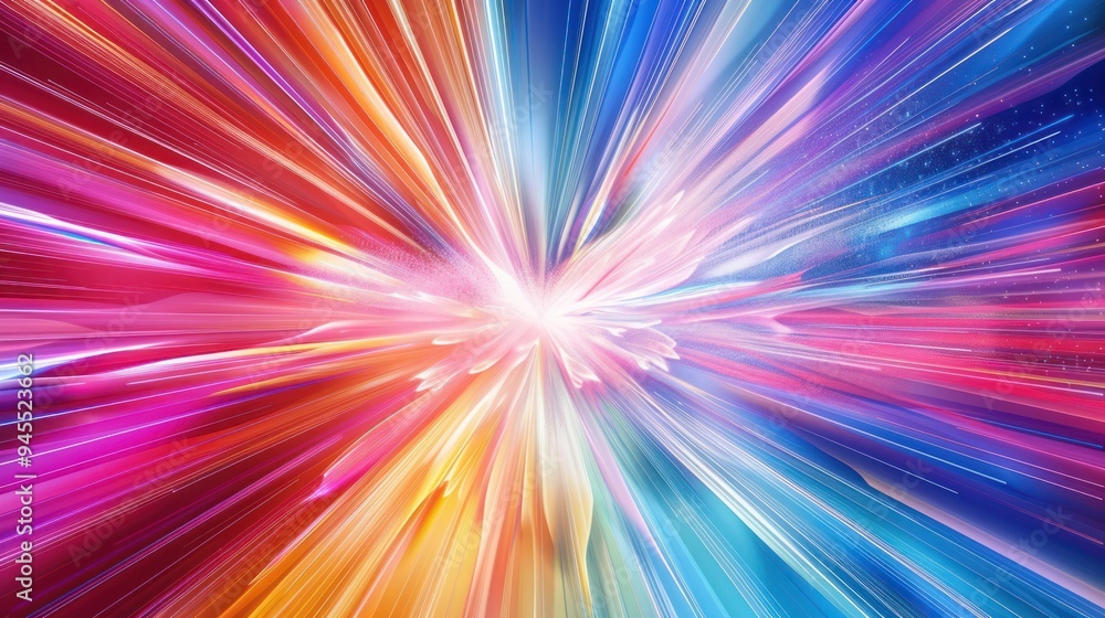 Fototapeta premium Abstract Light Burst