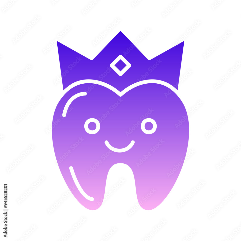 tooth with crown tooth with crown