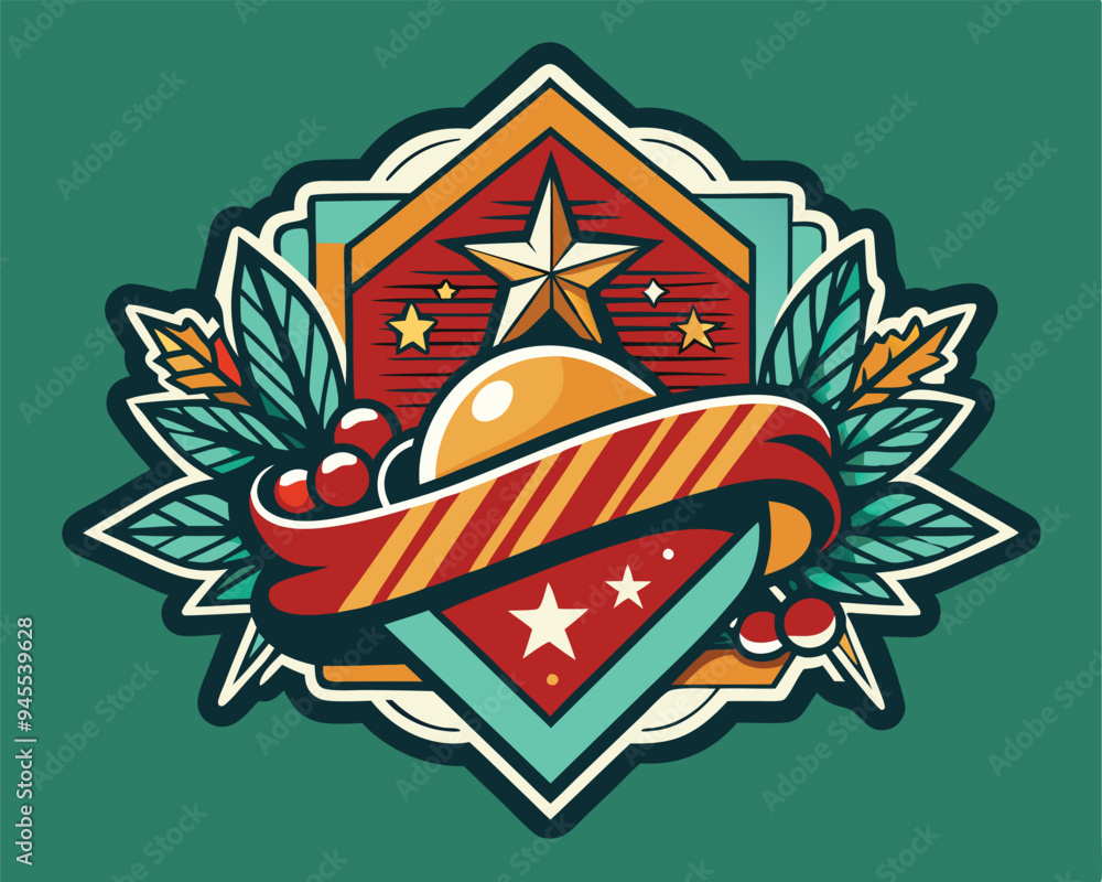 christmas t shirt and sticker vector illustration design christmas t shirt and sticker vector illustration design