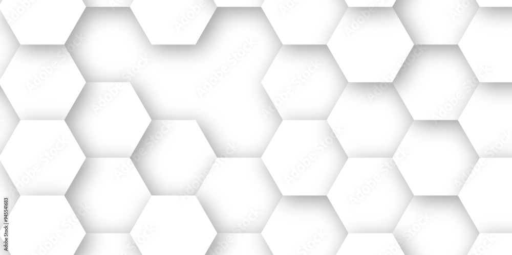 3d white hexagon empty background fresh blocks vector background 3d white hexagon empty background fresh blocks vector background