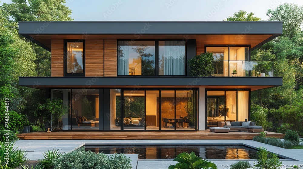 sleek air source heat pump integrated with modern home exterior energyefficient technology blends seamlessly with architectural design cool tones and clean lines emphasize sustainability sleek air source heat pump integrated with modern home exterior energyefficient technology blends seamlessly with architectural design cool tones and clean lines emphasize sustainability