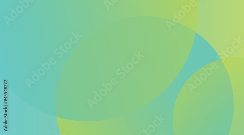 Abstract pastel background with green and blue gradient circles overlapping for cover, wallpaper and template design