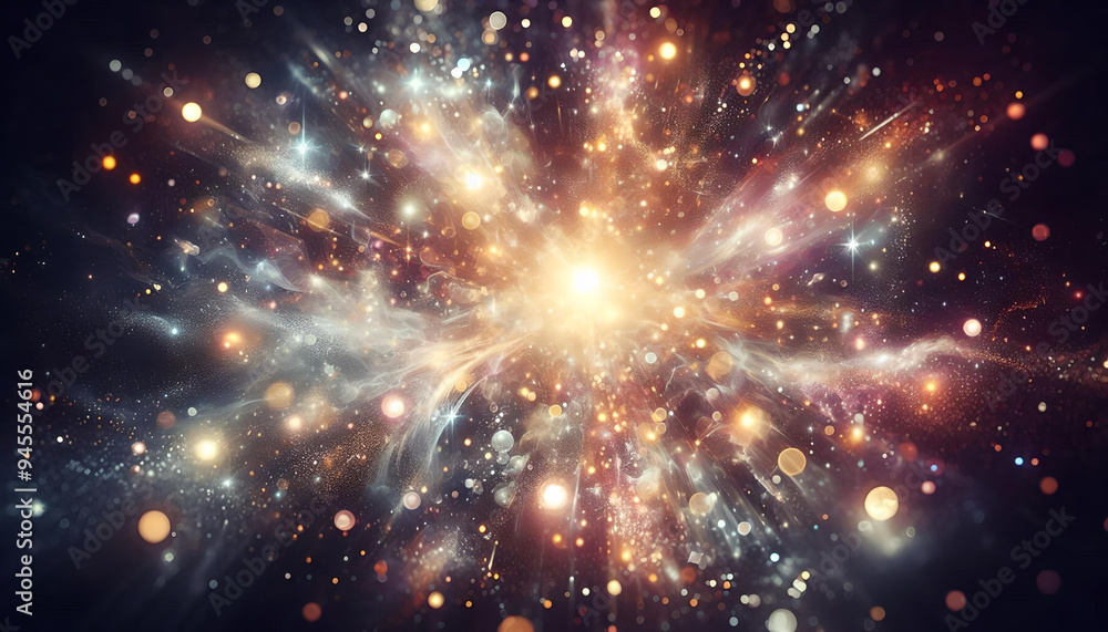 Obraz premium Celestial Sparkle Background