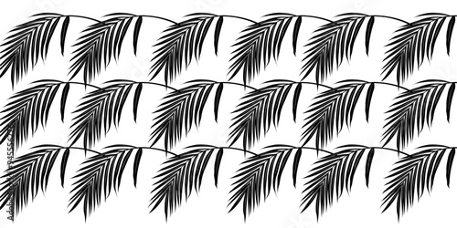 palm leaf silhouette vector design eps 2