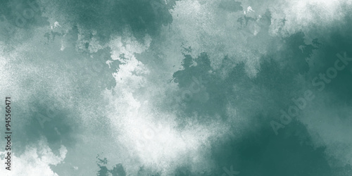 abstract cloud and vapor texture background. white  and blue smoke aquarelle smudge illustration smooth grungy smokey light pastel colors ink glow. blue color powder explosion .	
