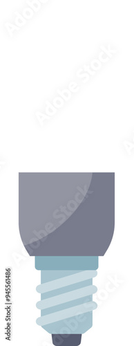 Illustration of a compact fluorescent lamp, symbolizing energy efficiency.