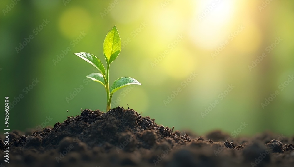 A new sprout grows on a transparent Earth. Image of environmental protection and a sustainable society
A new sprout grows on a transparent Earth. Image of environmental protection and a sustainable society
