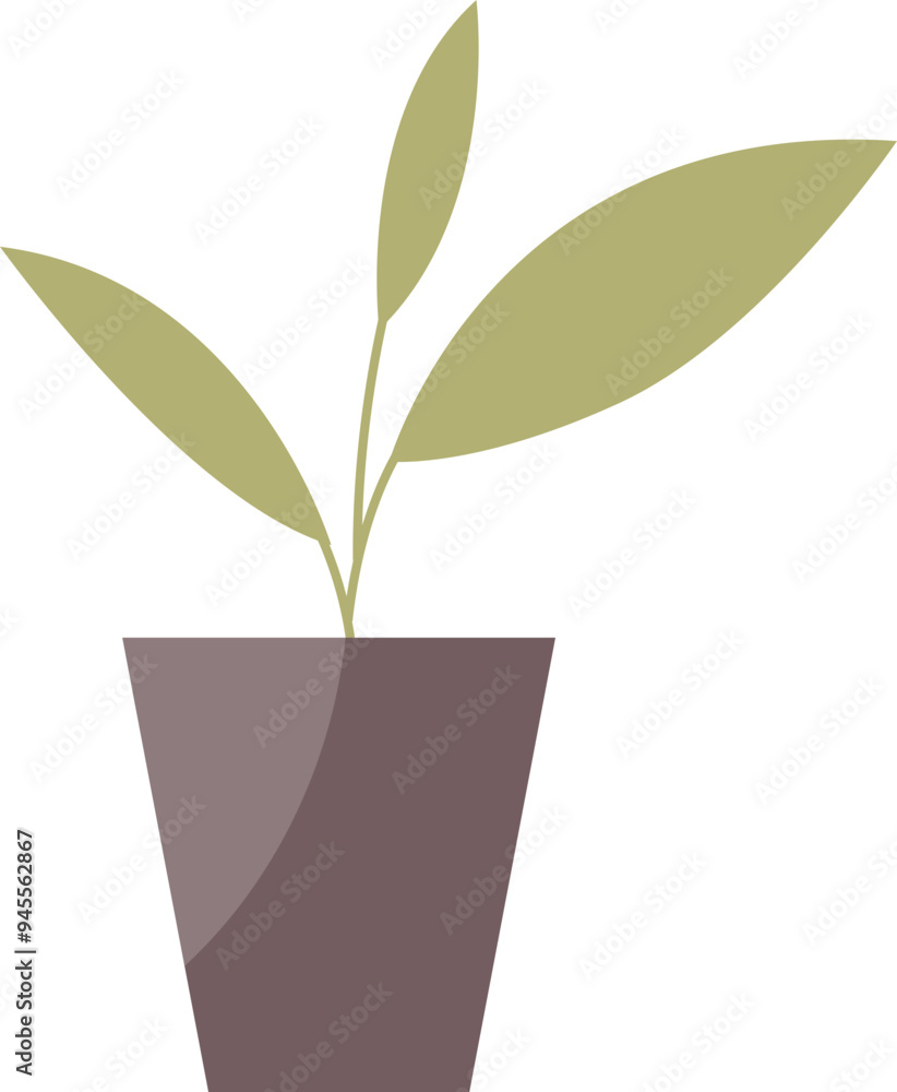 A young plant growing in a pot, symbolizing growth and new beginnings. A young plant growing in a pot, symbolizing growth and new beginnings.