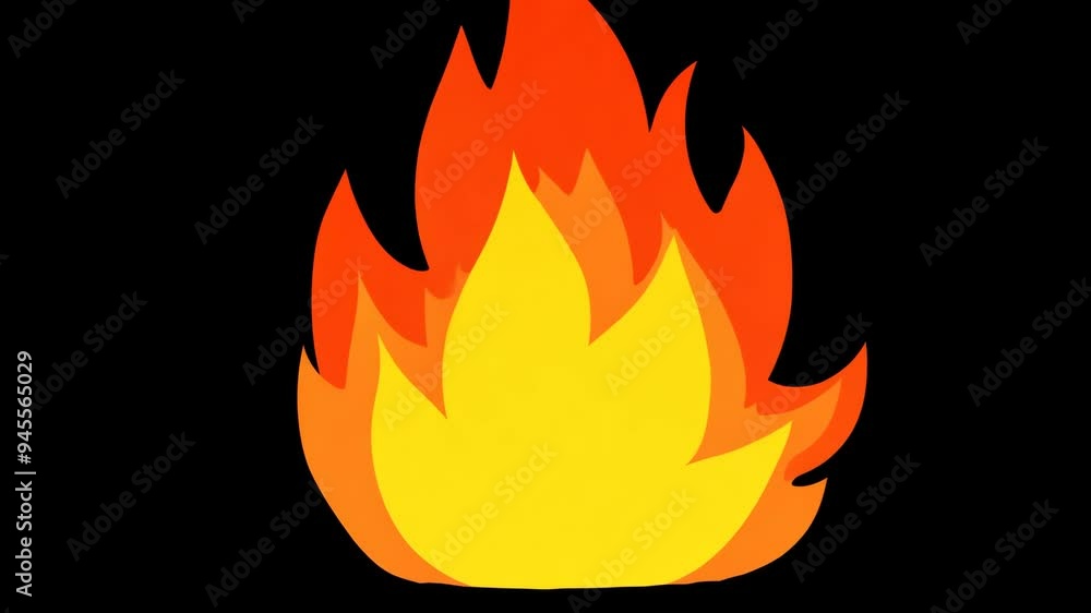 Vibrant 4K Cartoon Fire Transitions for 2D Animations with Luma Matte Vibrant 4K Cartoon Fire Transitions for 2D Animations with Luma Matte