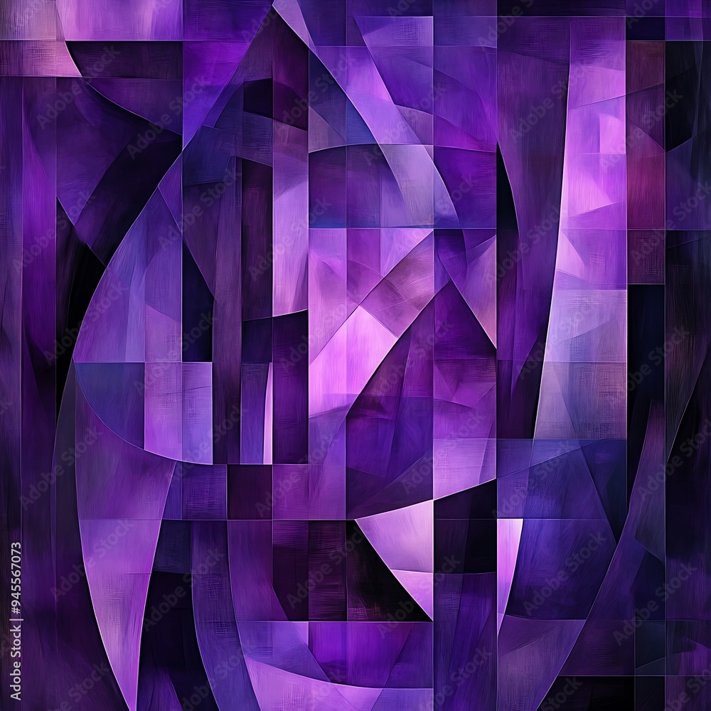 Fototapeta premium abstract purple black background with triangles