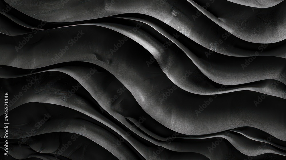 Abstract Black Wave Pattern Abstract Black Wave Pattern