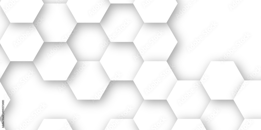 White fresh 3d blocks of hexagon with empty background AI vector format desktop wallpaper White fresh 3d blocks of hexagon with empty background AI vector format desktop wallpaper