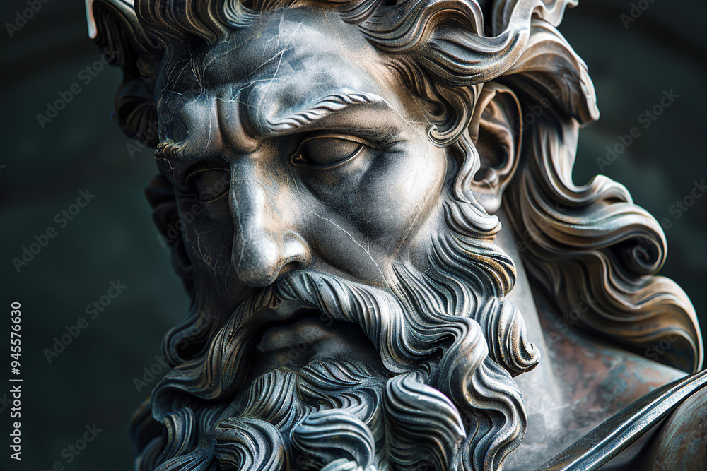 Ancient god hero mythology generative AI image Ancient god hero mythology generative AI image