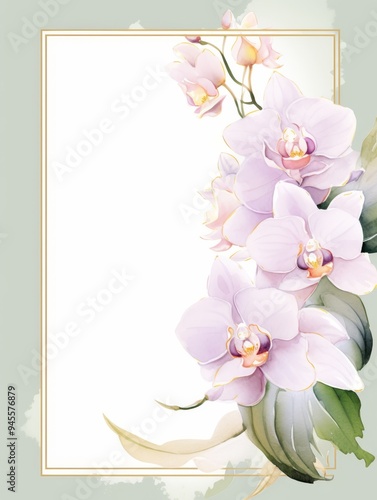 flower card, invitation to wedding, celebration, letterhead with flowers , in watercolor style