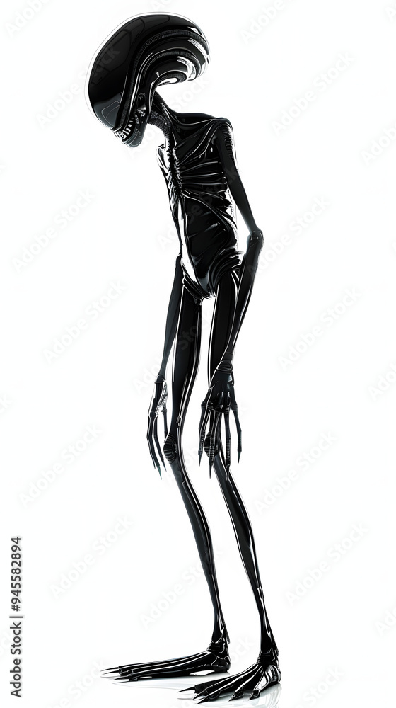 2d character design of alien illustration png black drawing on white background 2d character design of alien illustration png black drawing on white background