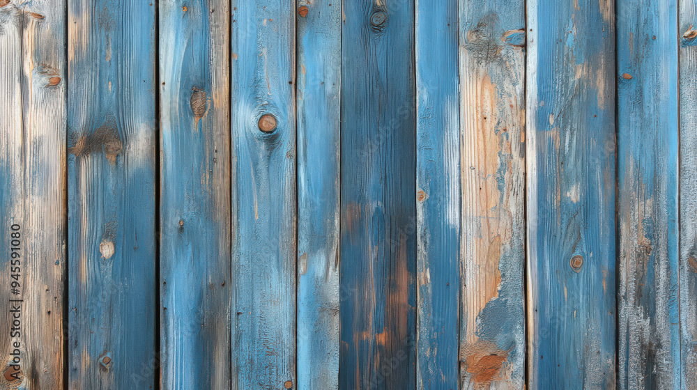 Weathered blue wooden planks texture background with rustic, natural patterns and distressed paint for vintage and retro design projects. Weathered blue wooden planks texture background with rustic, natural patterns and distressed paint for vintage and retro design projects.