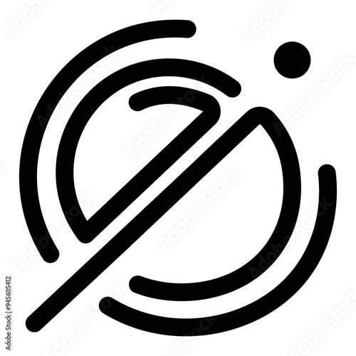 A solid style icon of willpower symbol 