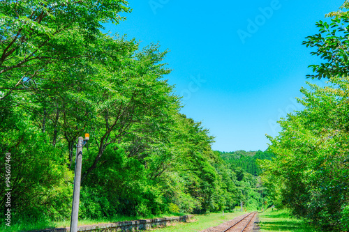 故郷へと続く線路 photo