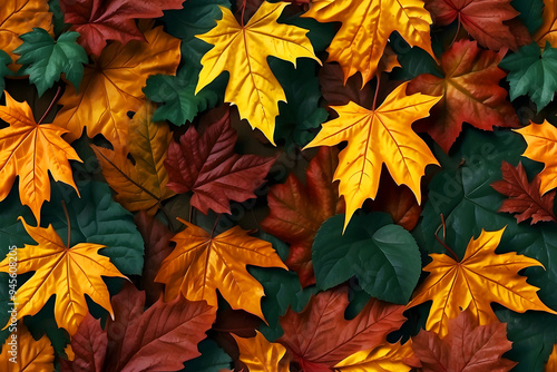 Wallpaper Mural Gorgeous backdrop of fall foliage during autumn. Torontodigital.ca