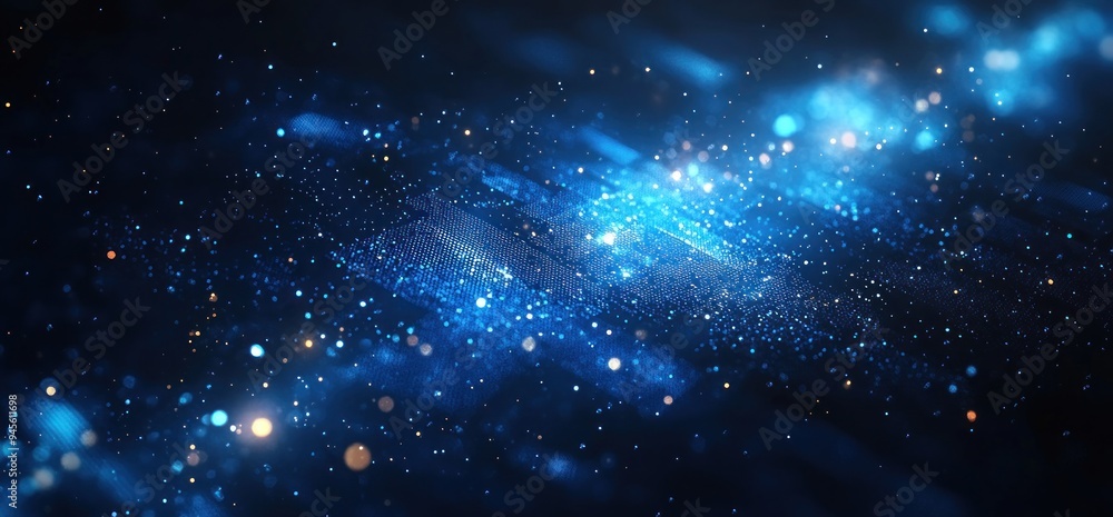 Abstract Blue Glitter Background Abstract Blue Glitter Background
