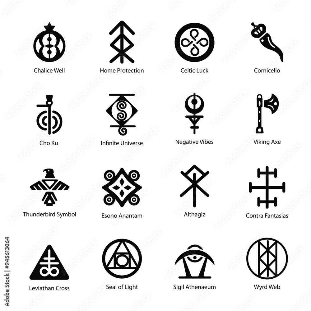 Set of Glyph Style Protection Symbols Icons
Set of Glyph Style Protection Symbols Icons