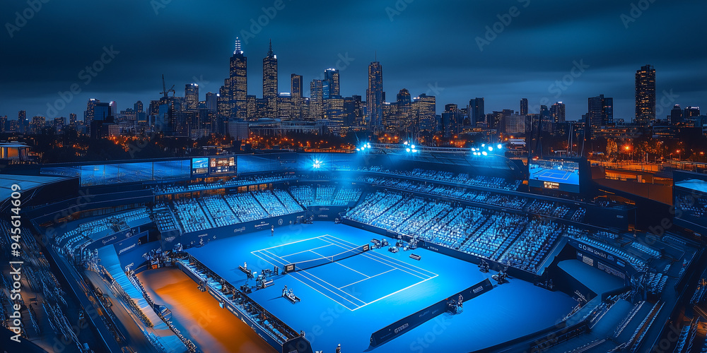 Fototapeta premium tennis tournament in Australia