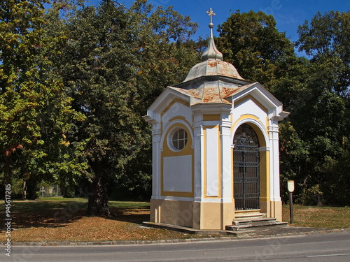 Chapel Nepomukkapelle in Katzelsdorf, Lower Austria,Austria, Europe
 photo