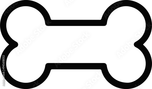 Dog bone outline drawing svg