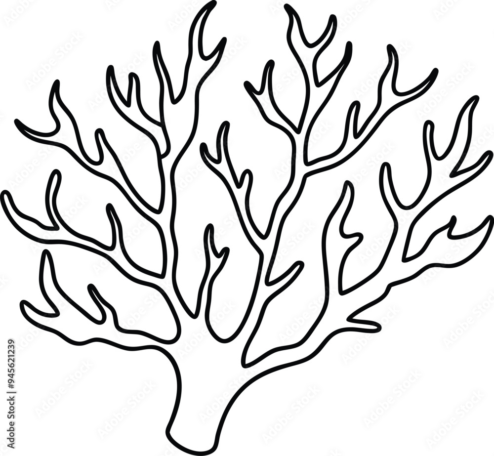 Fun underwater scenes with branching coral for creative coloring fun
Fun underwater scenes with branching coral for creative coloring fun