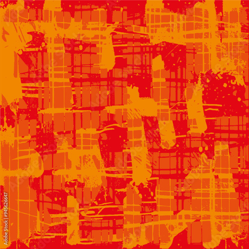 Multicolor vector grunge background of spots, blots, streaks of paint. Texture for a backdrop or to create your own design