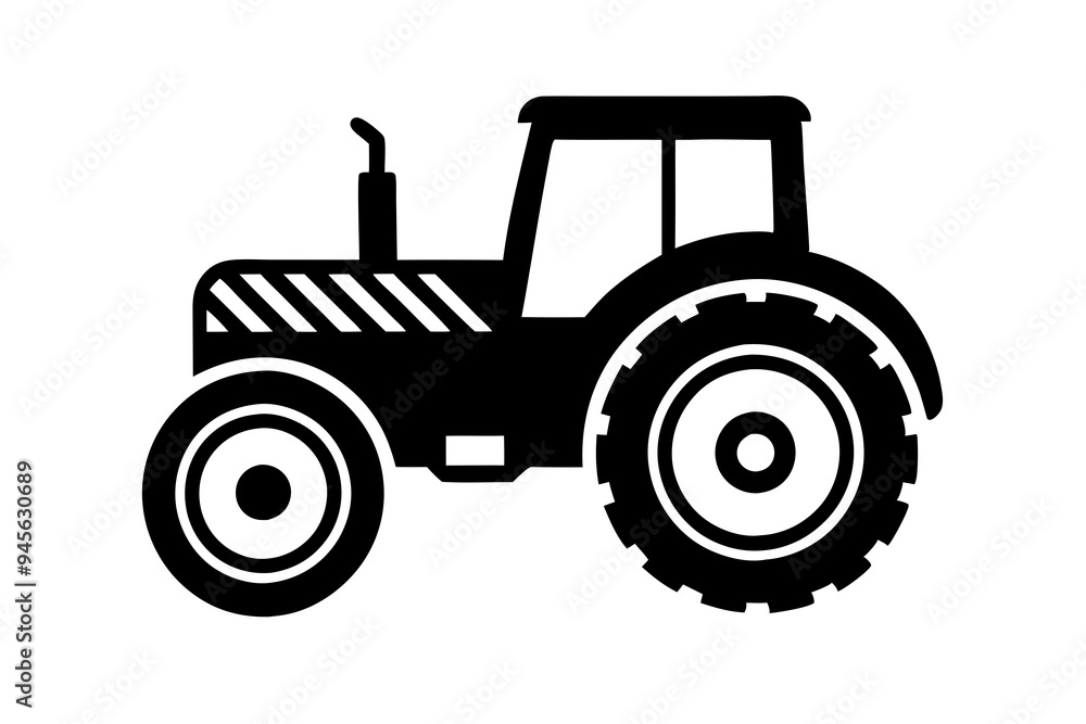 tractor isolated on a white background tractor isolated on a white background